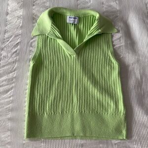 Old Navy lime green sleeveless sweater